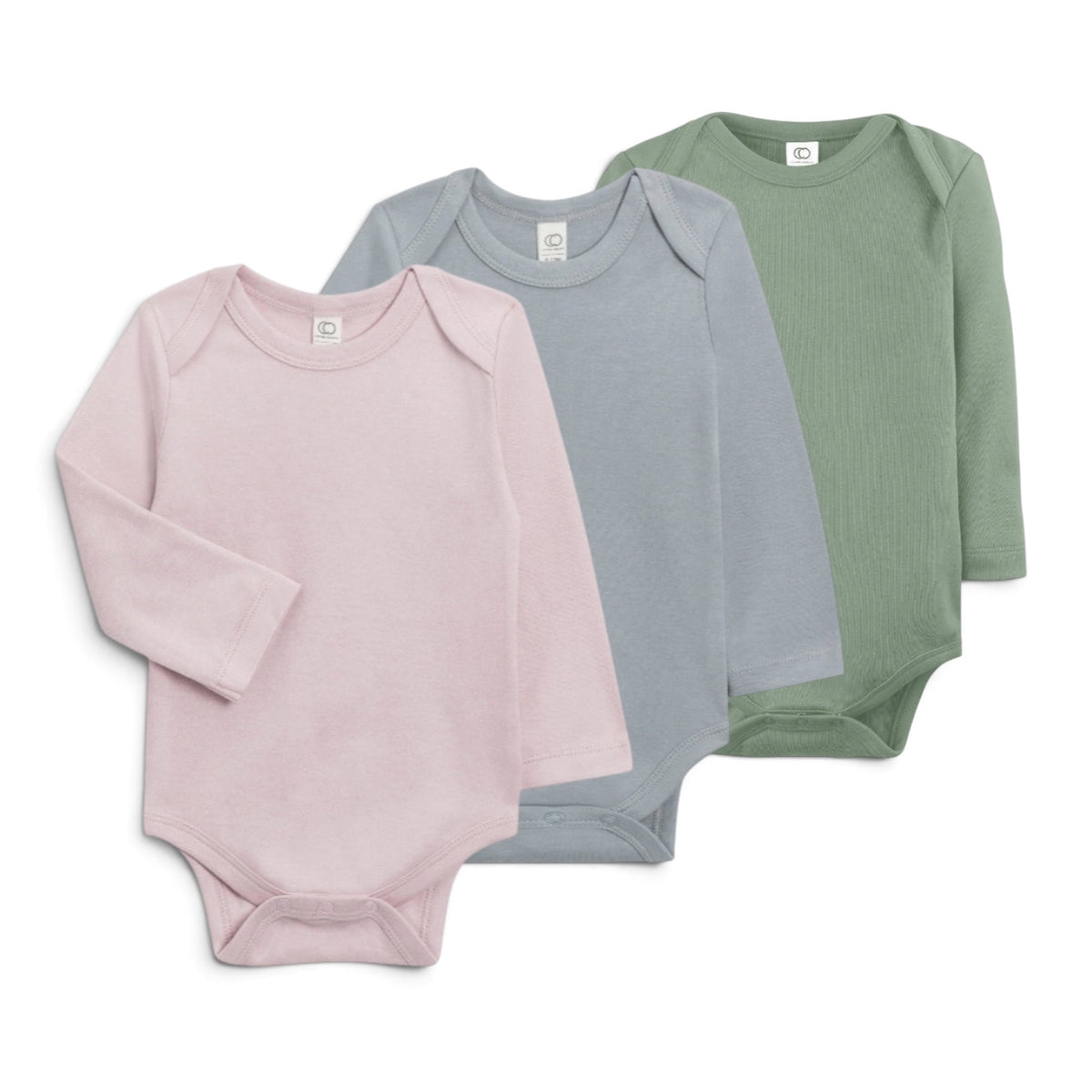 COLORED ORGANICS Classic Long Sleeve Bodysuit - Thyme