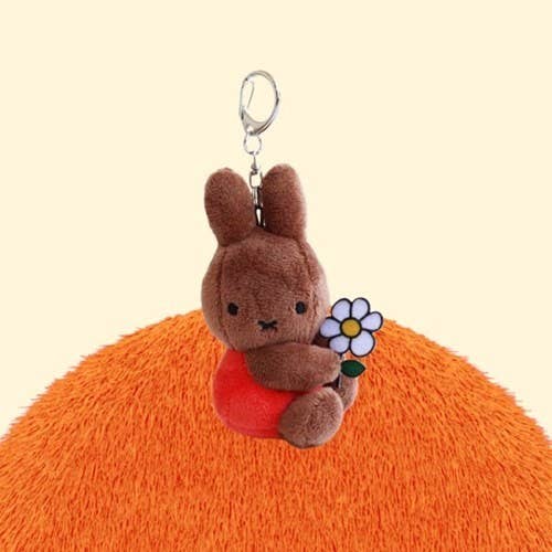 Miffy & Friends with Flower Plush Key Chain