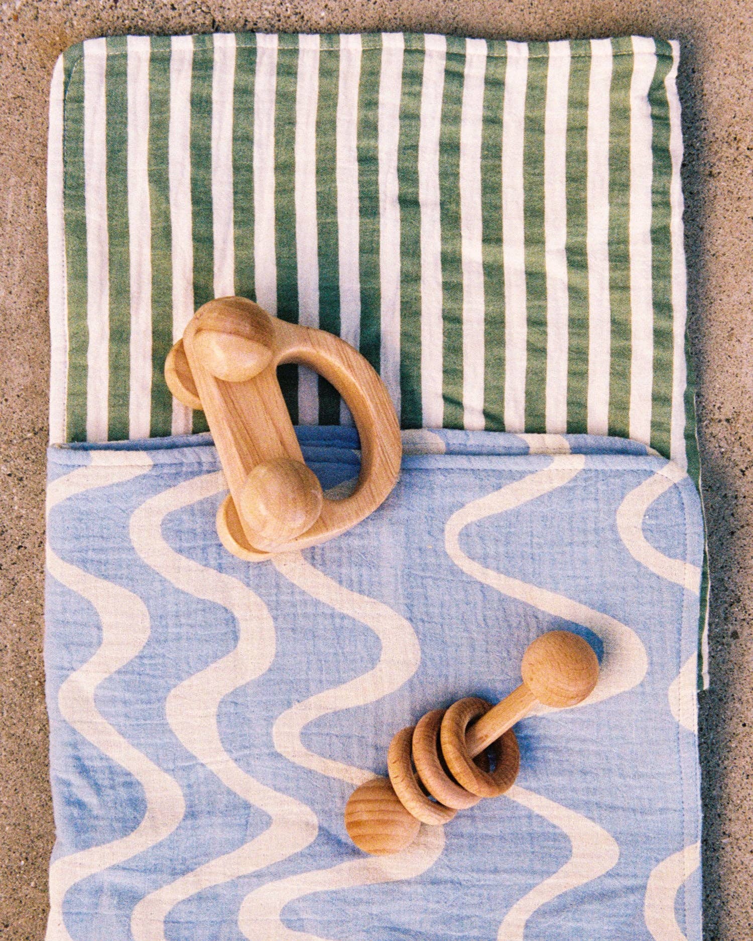 Storq x Kindred Bravely Organic Muslin Burp Cloth 3pk
