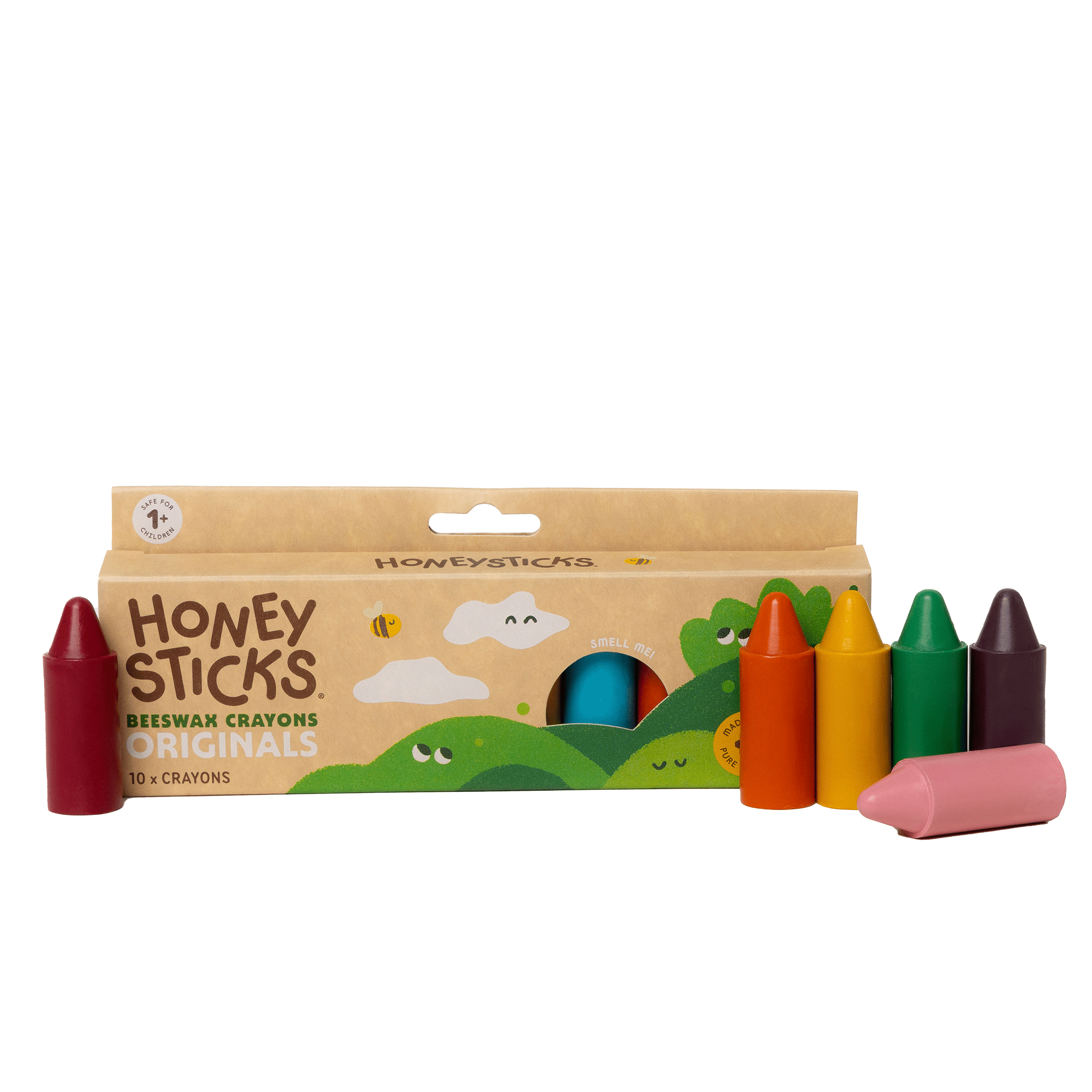 HONEYSTICKS Original Beeswax Crayons (10pk)