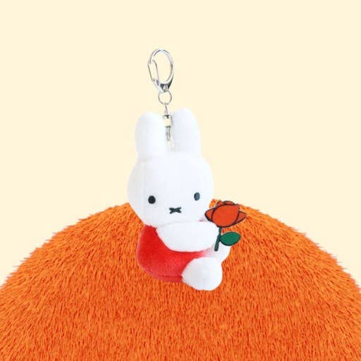 Miffy & Friends with Flower Plush Key Chain