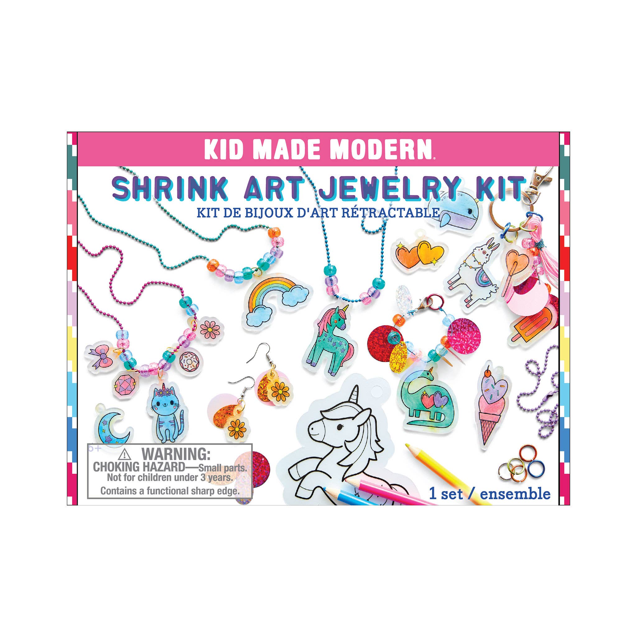 KID MADE MODERN Shrink Art Jewelry Kit
