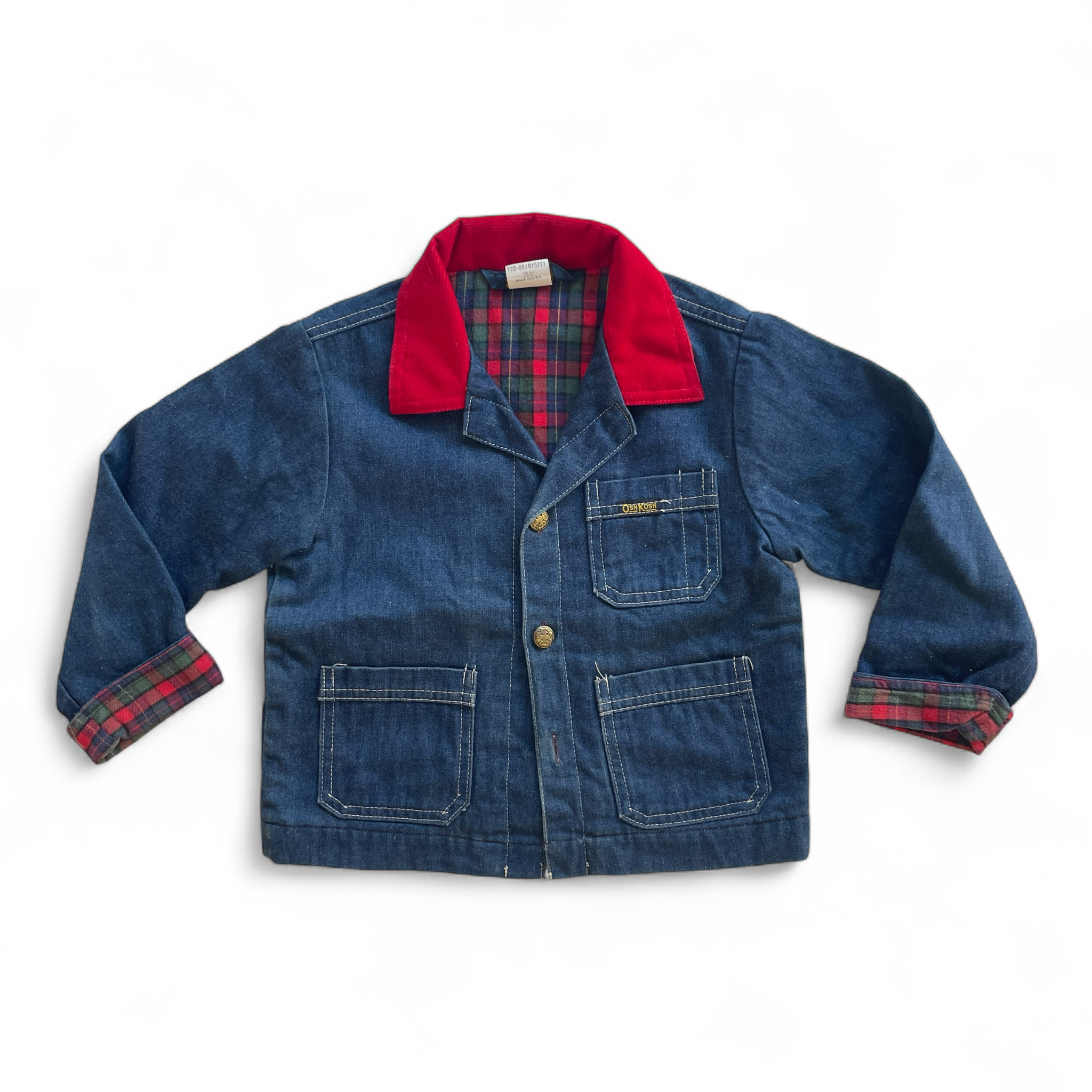 REPLAY - 4Y - Osh Kosh Flannel Lined Jean Jacket