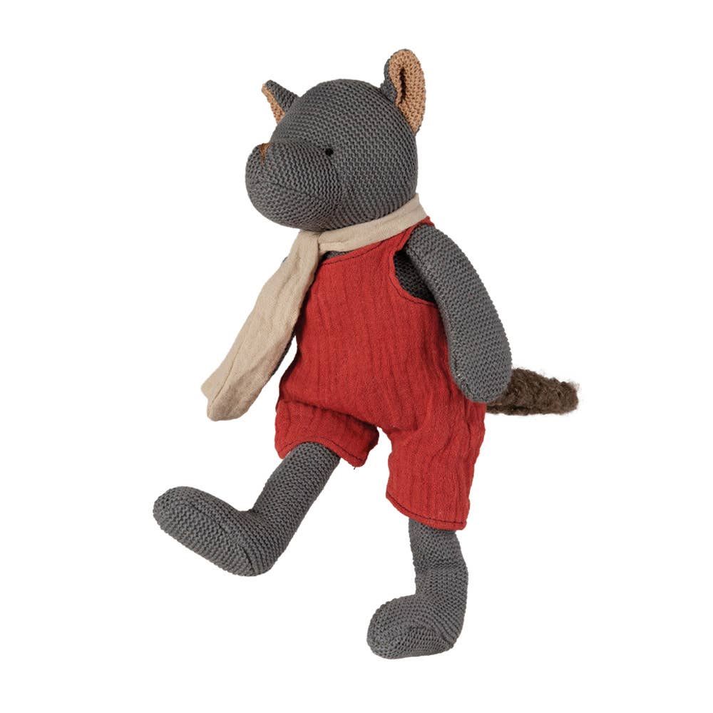 EGMONT John Stuffed Wolf Rattle