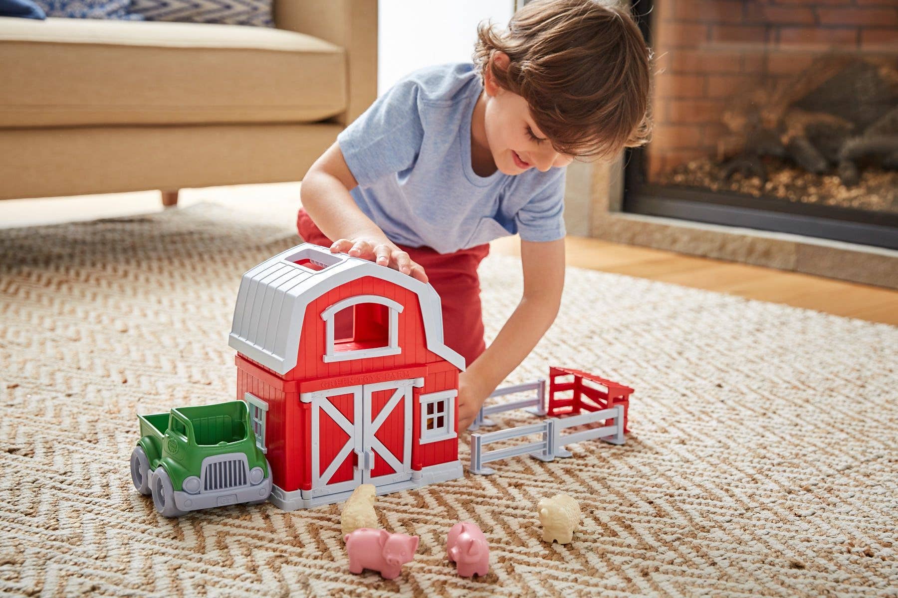 GREEN TOYS - Farm Playset