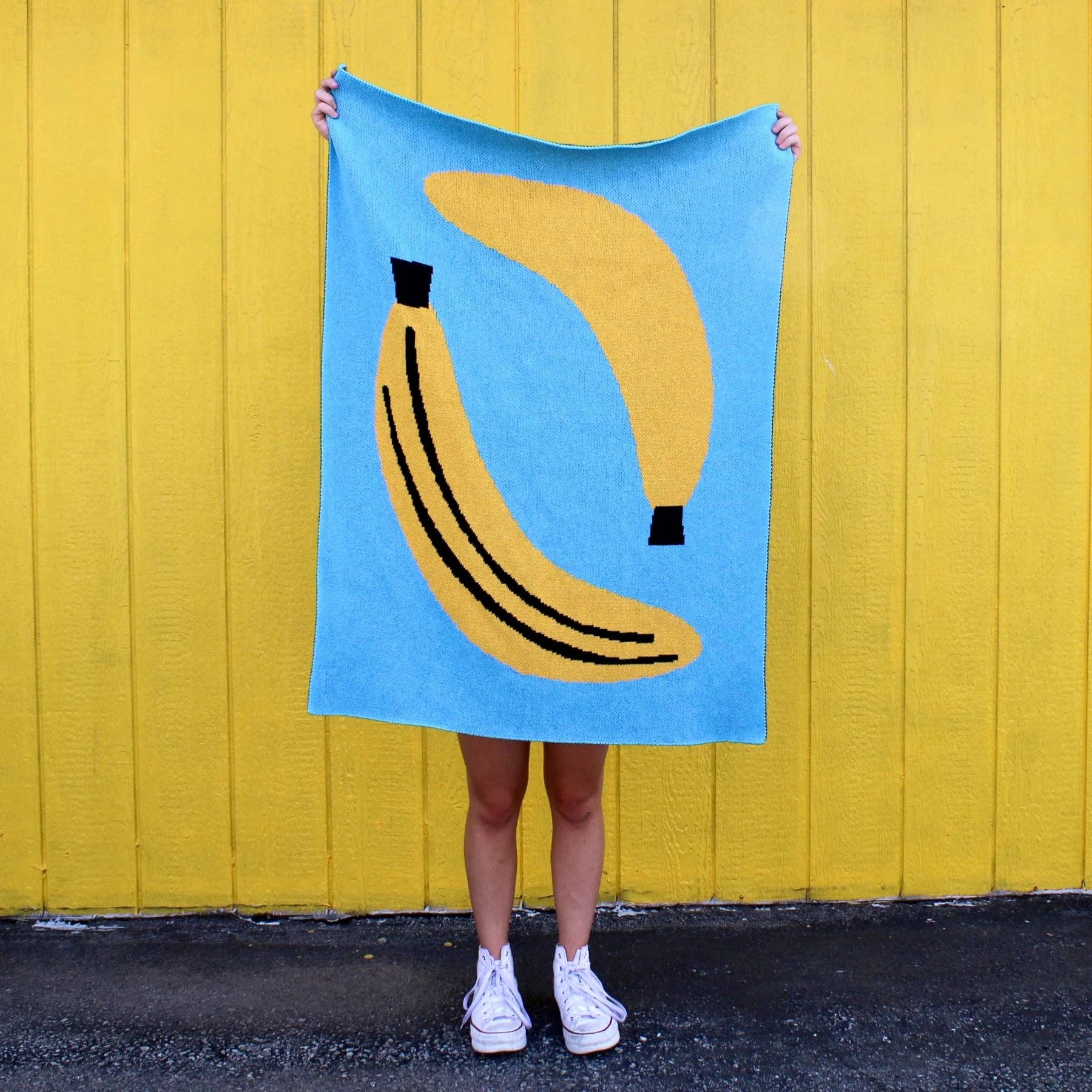 Fruit Salad Throw - Bananas Baby Blanket