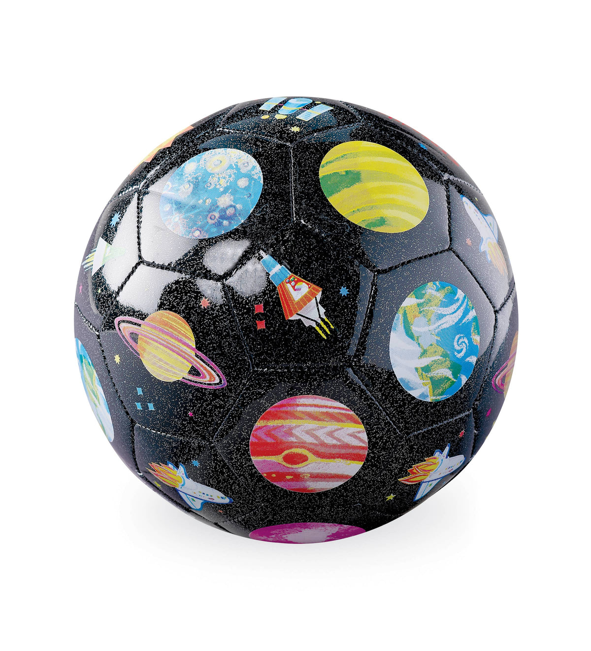 Glitter Soccer Ball - Space Exploration