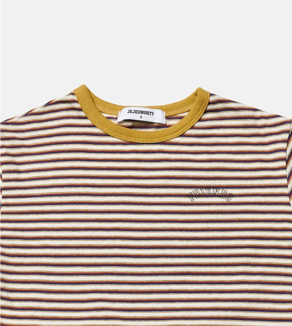 Friends Striped Ringer Tee