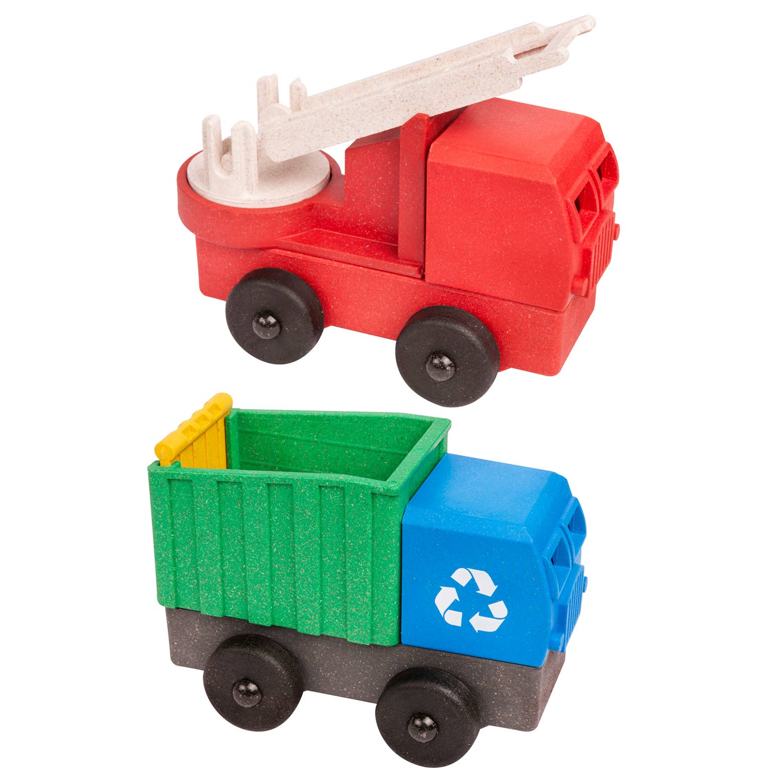 ECO TRUCK  Fire and Recycling Trucks (2 Pack)
