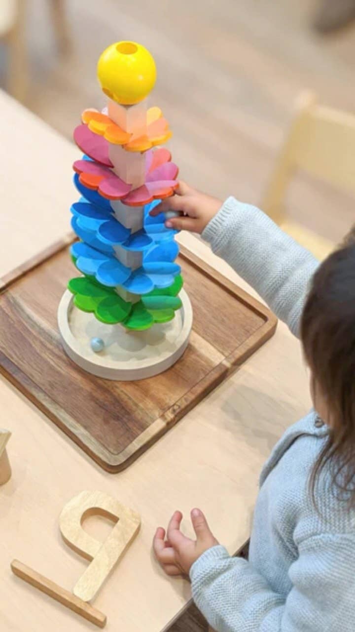 GOKI - Wooden Pagoda Marble Run