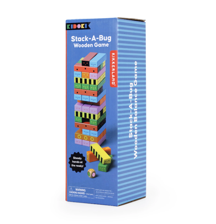 KIDOKI - Stack a Bug Wooden Balance Game