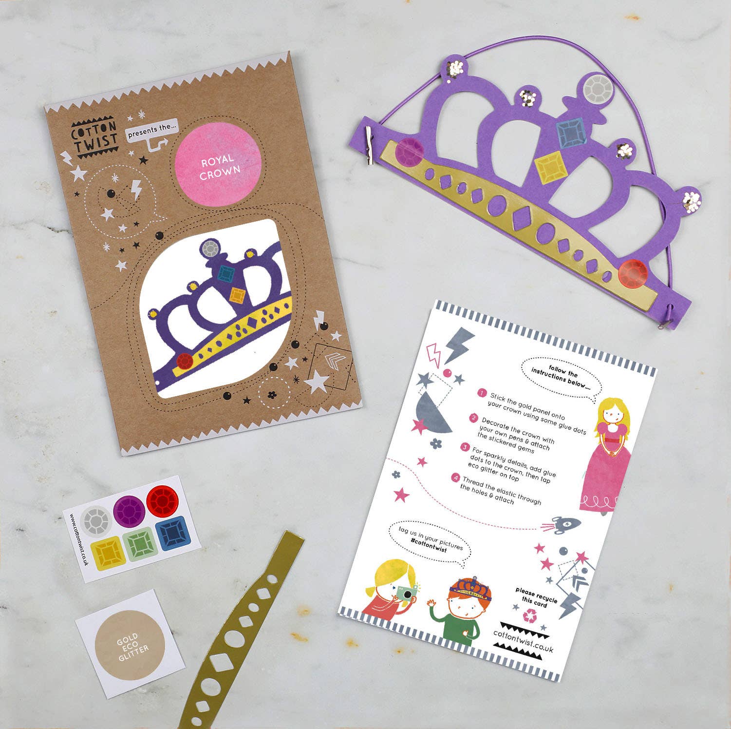 COTTON TWIST - Make Your Own Royal Crown Kit