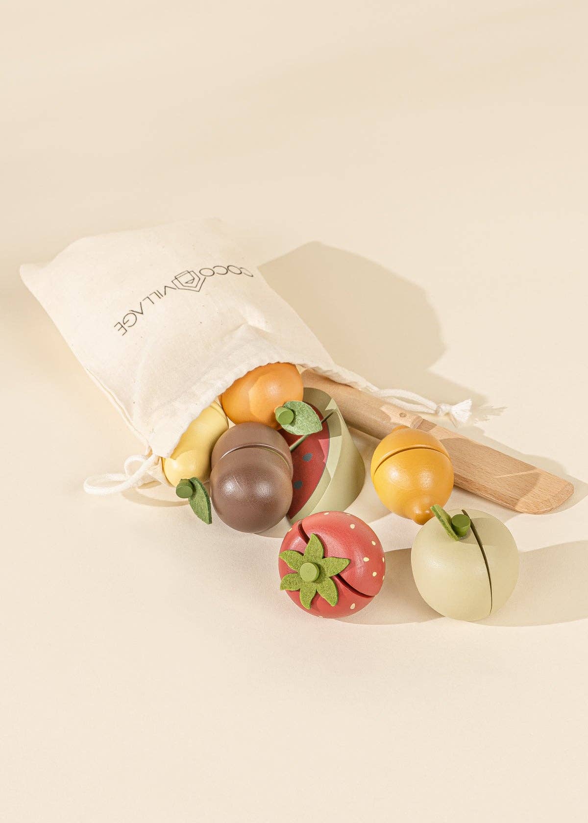 COCO VILLAGE  Wooden Fruits Playset