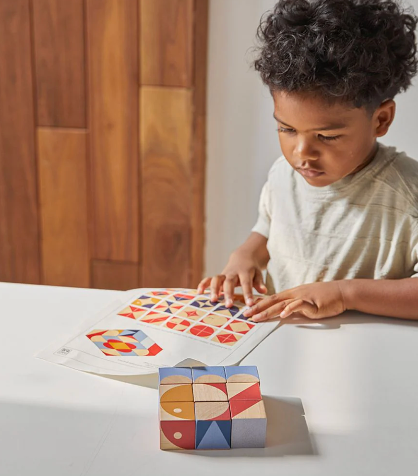 PLAN TOYS Geo Pattern Cubes