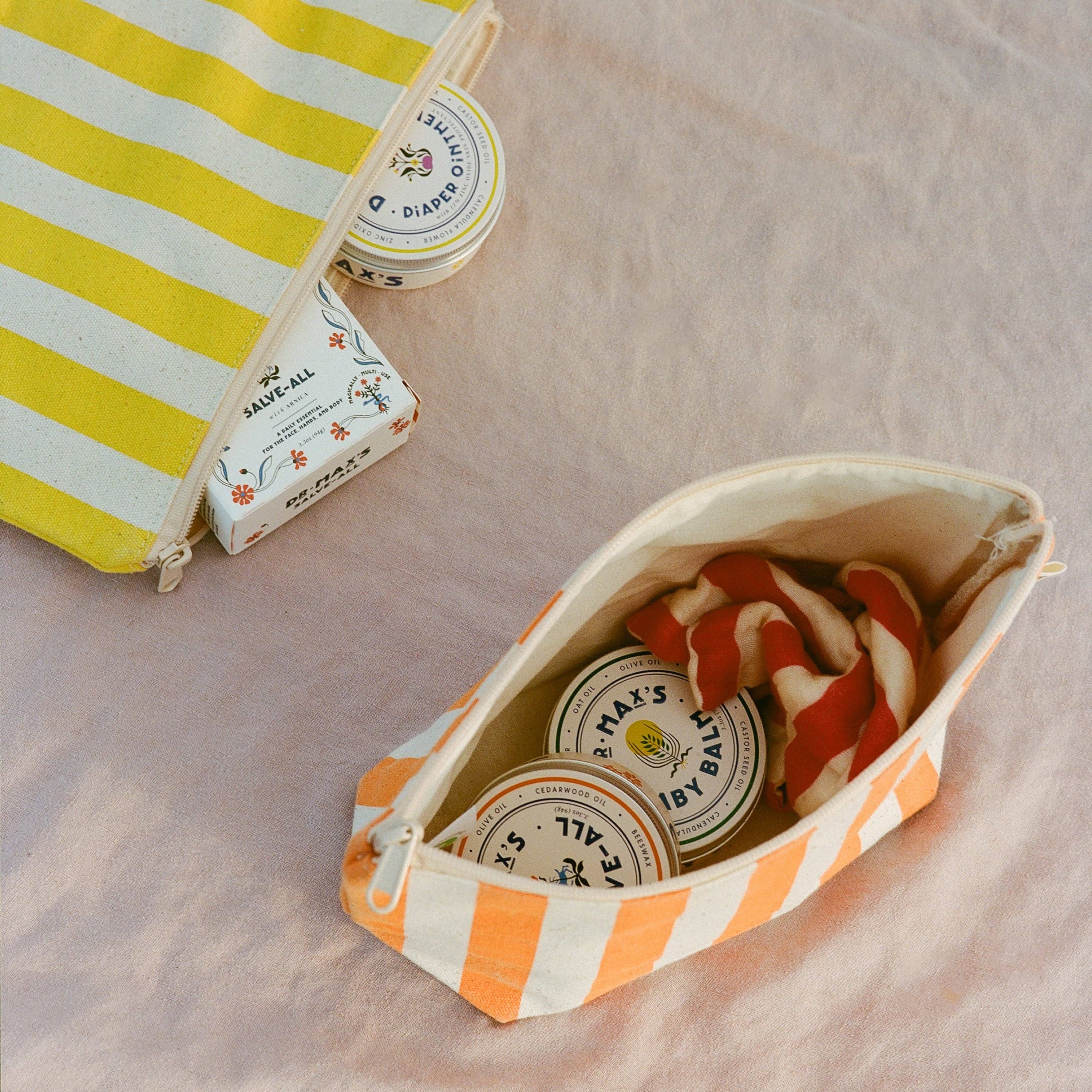 DR MAX'S Organic Cotton Zipper Bags