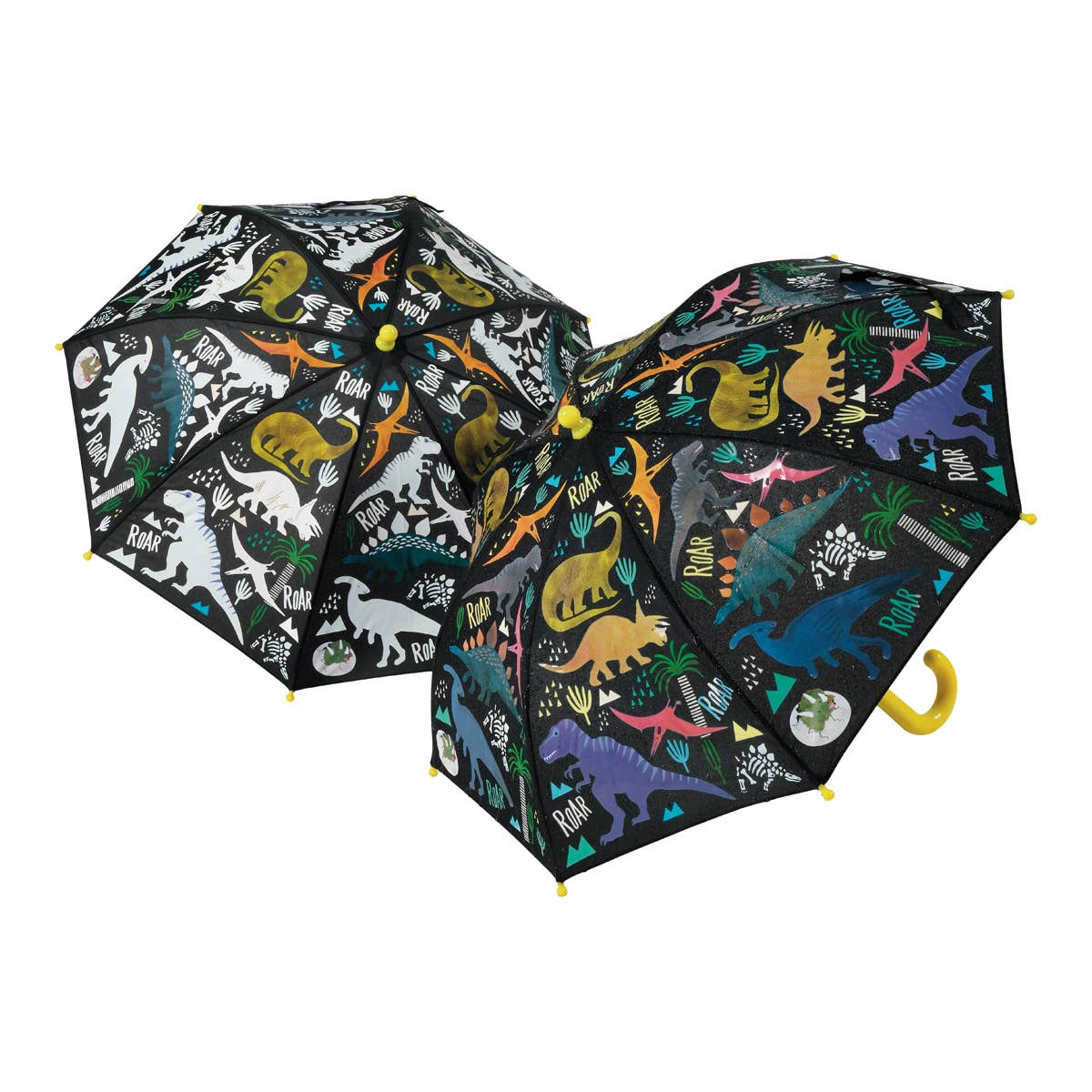 Dino Black Colour Changing Umbrella