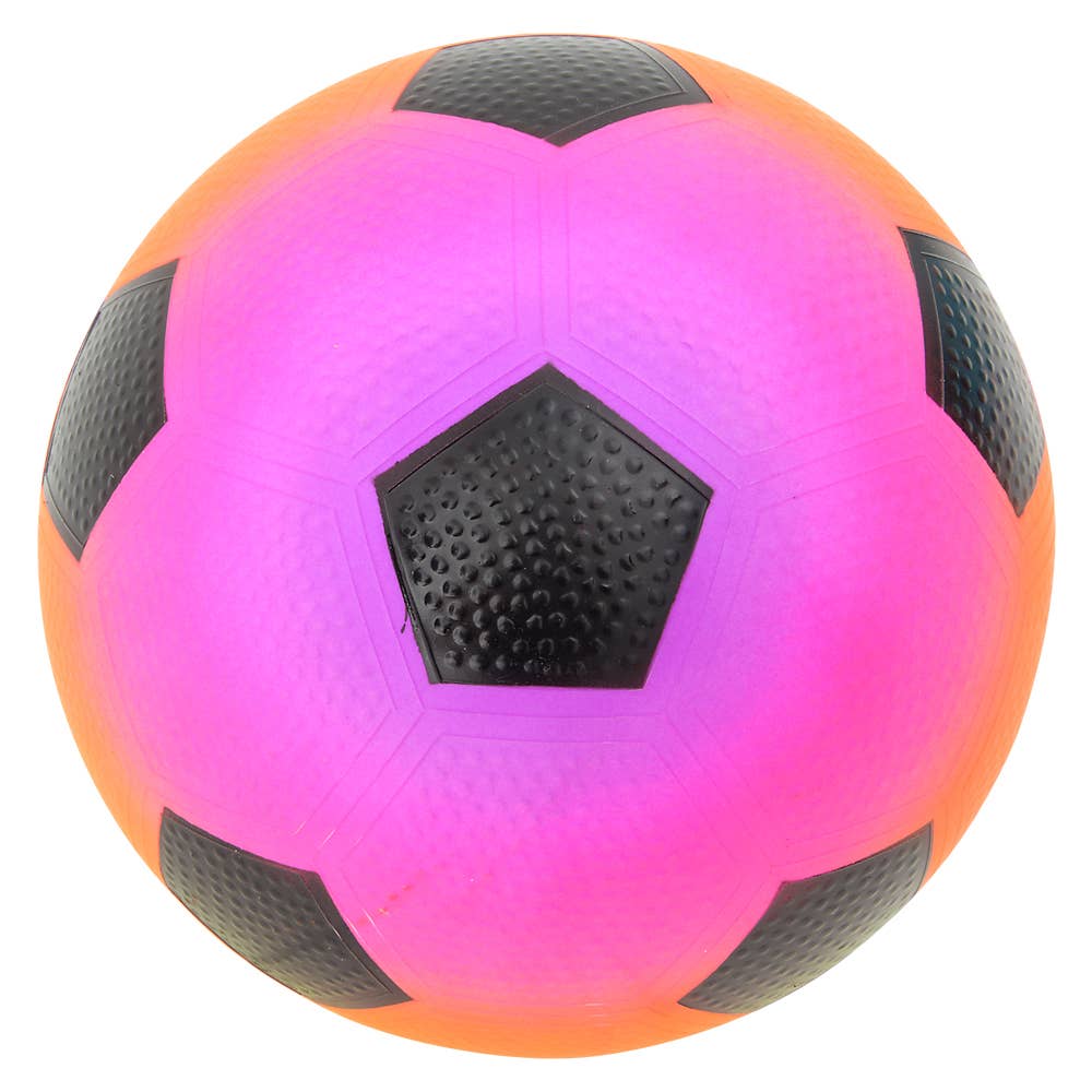 (T) 9" RAINBOW SOCCER PLAYGROUND BALL