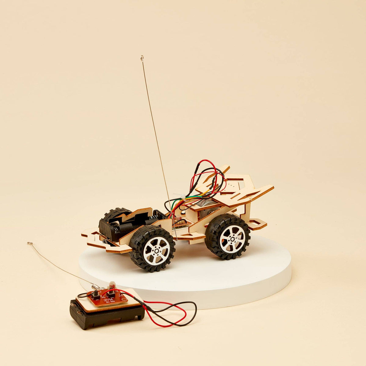 Radio-Controlled Car DIY Kit, Educational STEM Toy Craft Kit
