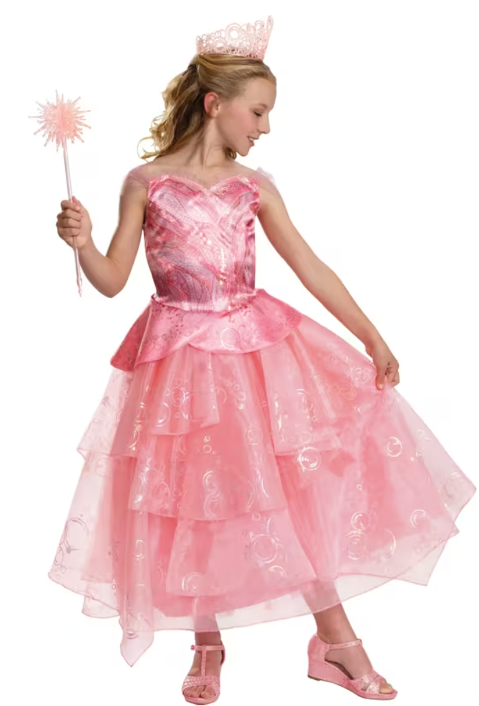 Deluxe Wicked™ Glinda the Good Witch Pink Dress Costume