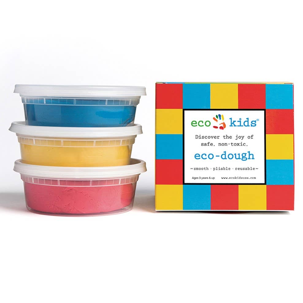 ECO KIDS  Non Toxic Eco-Dough - Primary Colors