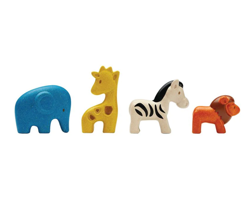 PLAN TOYS Wild Animals Set