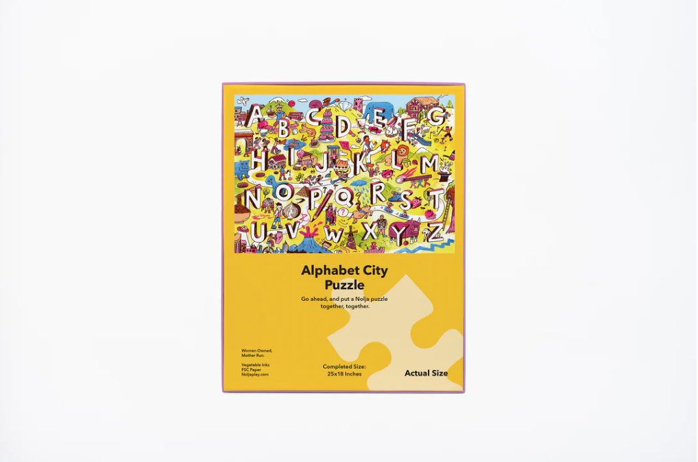 NOLJA Alphabet City Puzzle - 36 Large Pieces