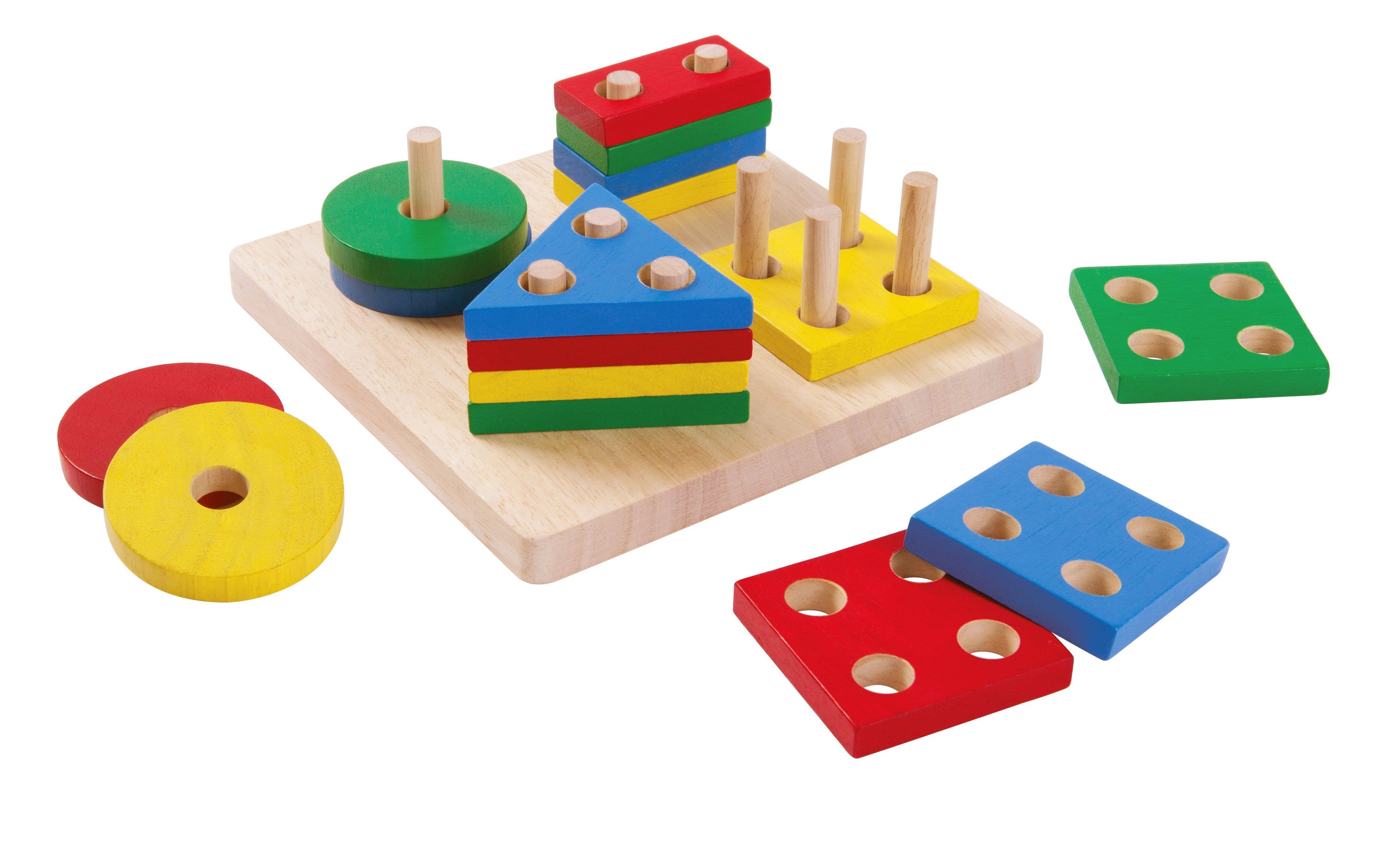 PLAN TOYS Geometric Sorting Board
