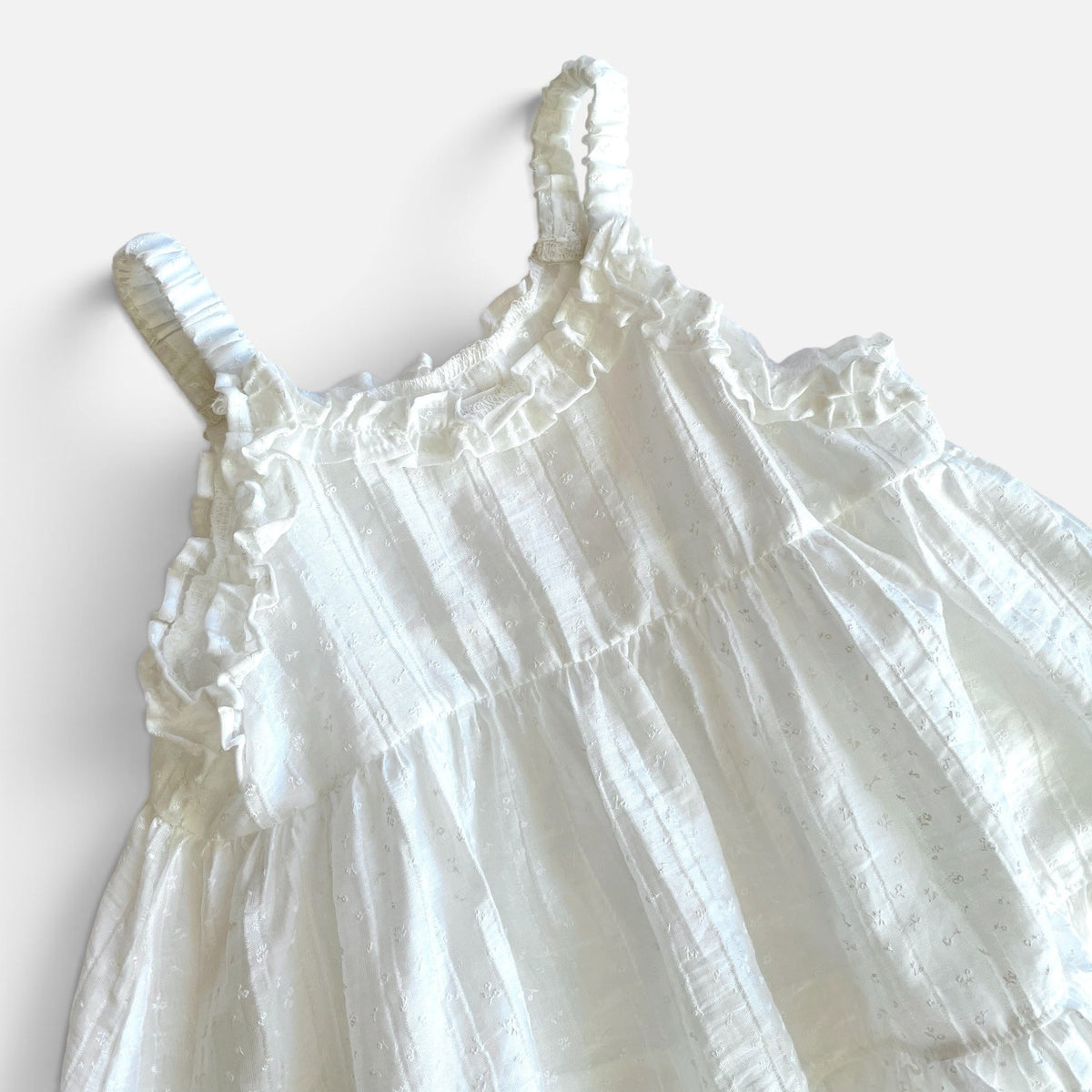 DIGREEN Flower Ruffle Overdress
