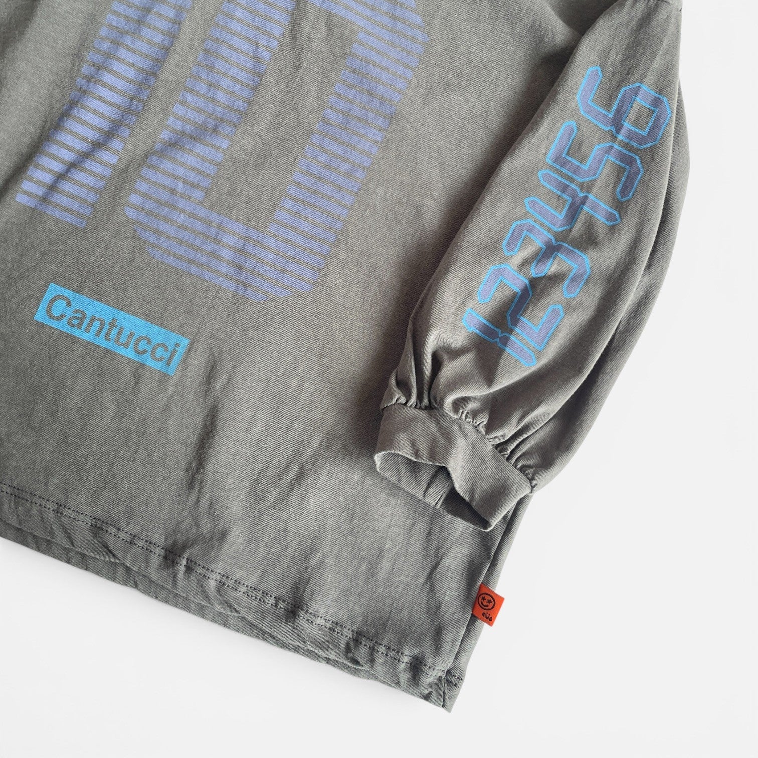 Number 10 Long Sleeve in  Charcoal Grey