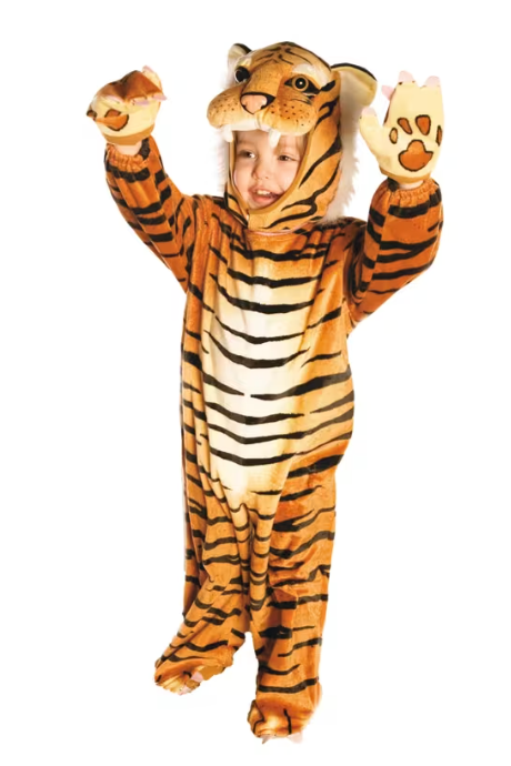 Toddler Plush Tiger Costume