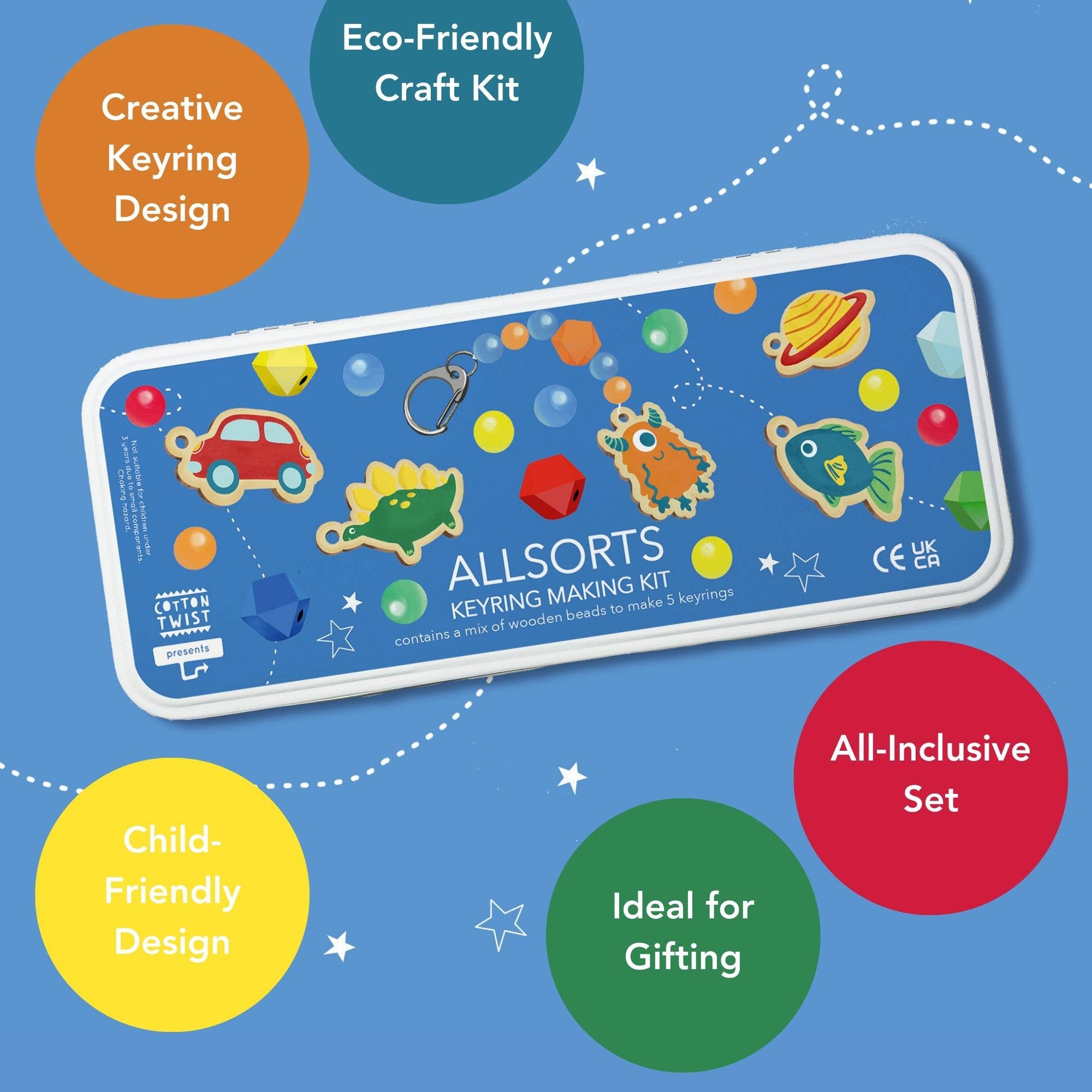 COTTON TWIST - Allsorts Keyring Making Kit