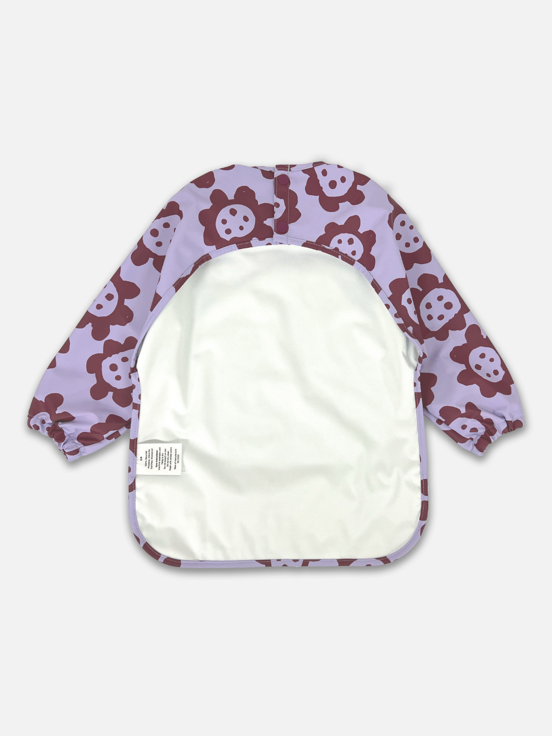 MILK TEETH  Violet Sunflowers Smock Bib