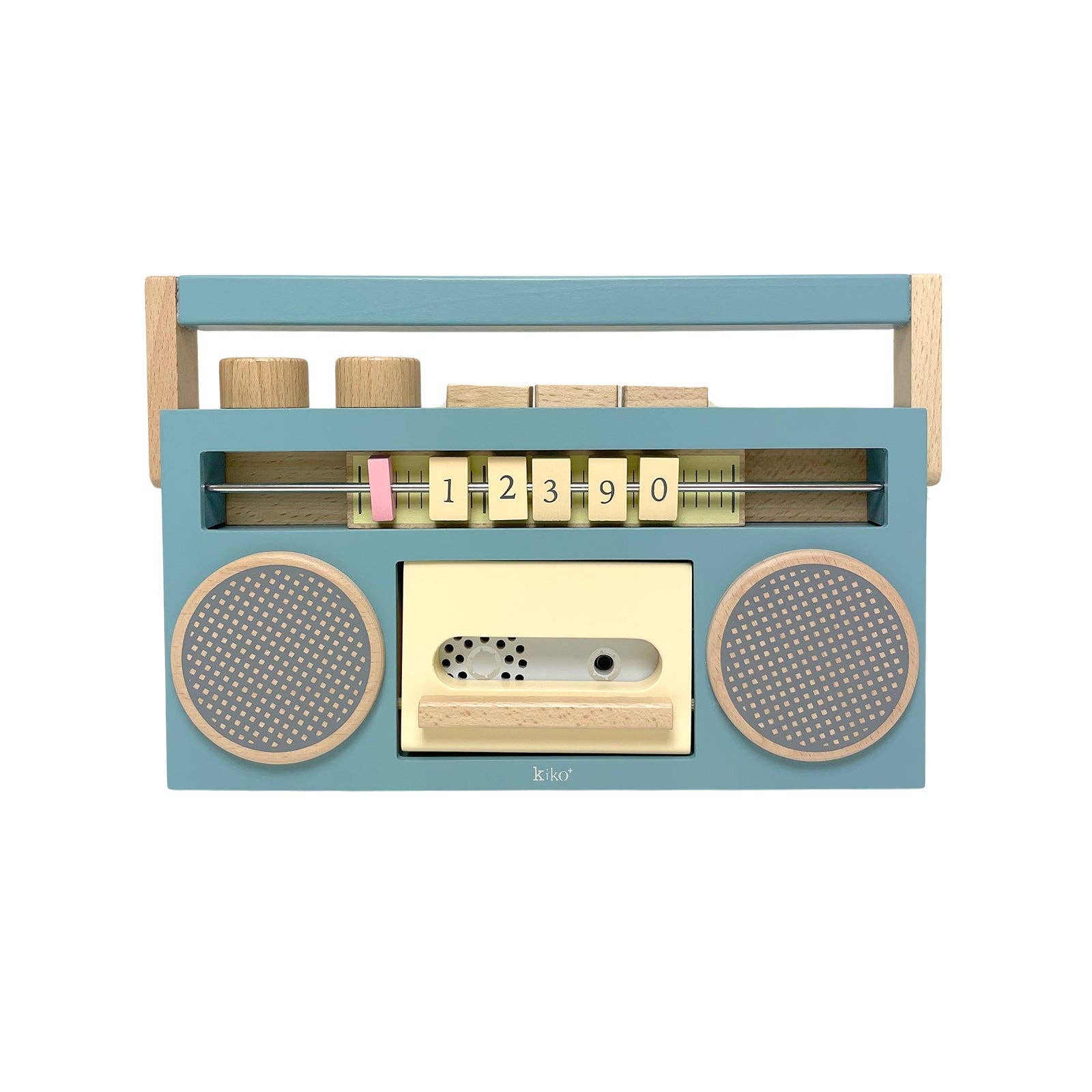KIKO Wooden Tape Recorder ラジカセ: Blue