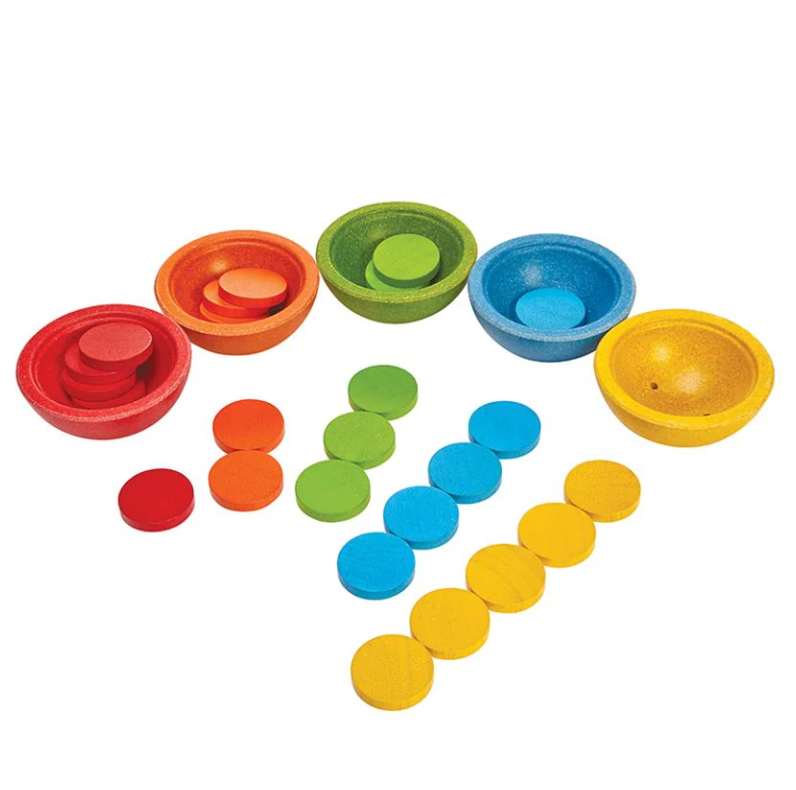 PLAN TOYS Sort And Count Cups
