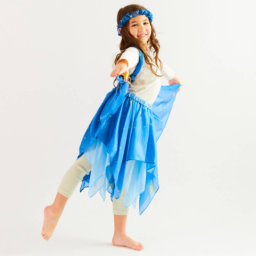 Fairy Skirt - 100% Silk Dress-Up for Pretend Play: Starry Night