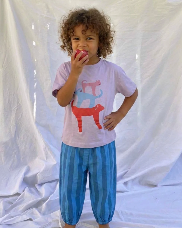 MILK TEETH Organic Muslin Pant - Blue
