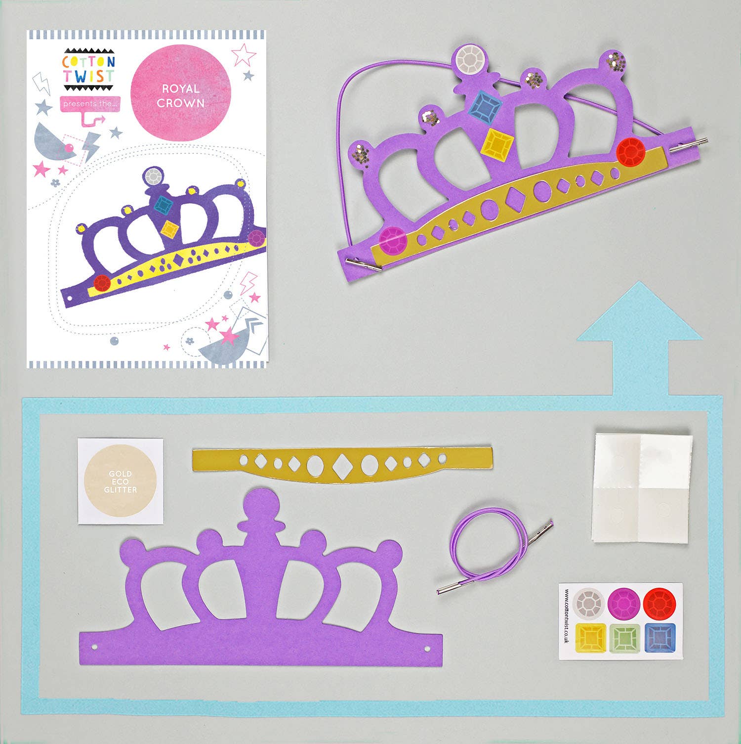 COTTON TWIST - Make Your Own Royal Crown Kit