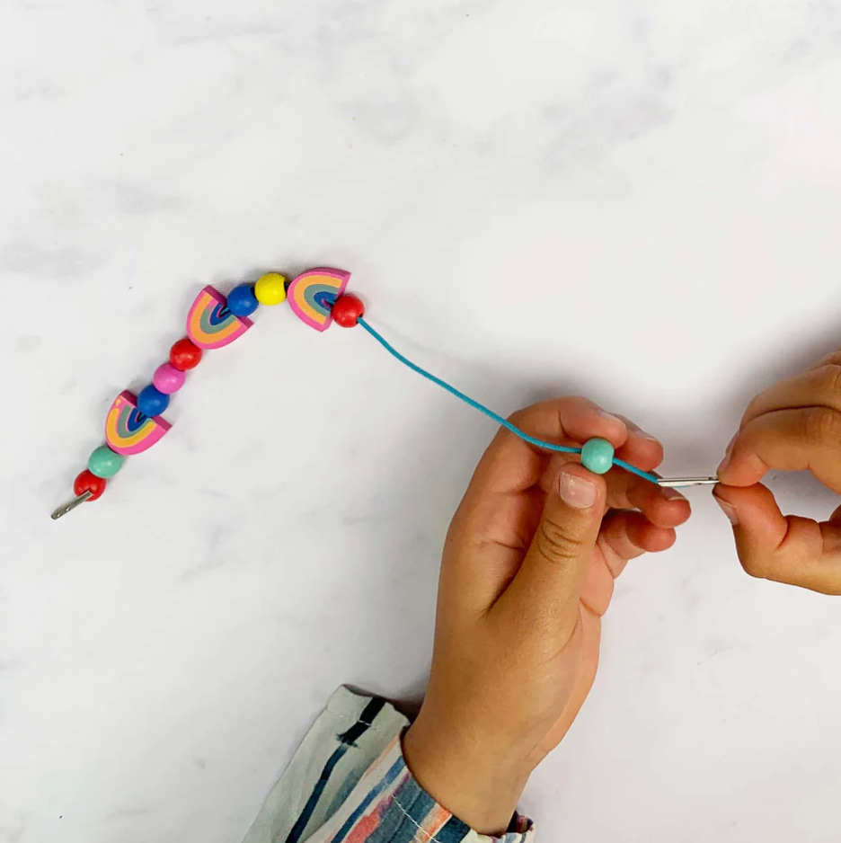 COTTON TWIST Rainbow & Flower Bracelet Making Kit