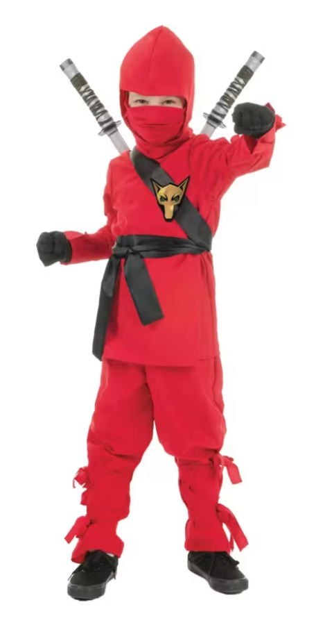 Kid's Ninja Costume - Red