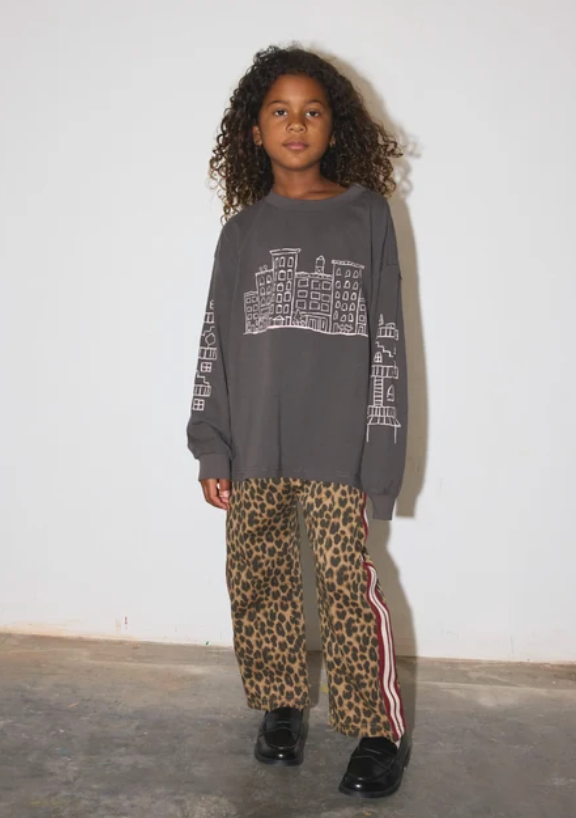 MILK TEETH City Longsleeve - Charcoal