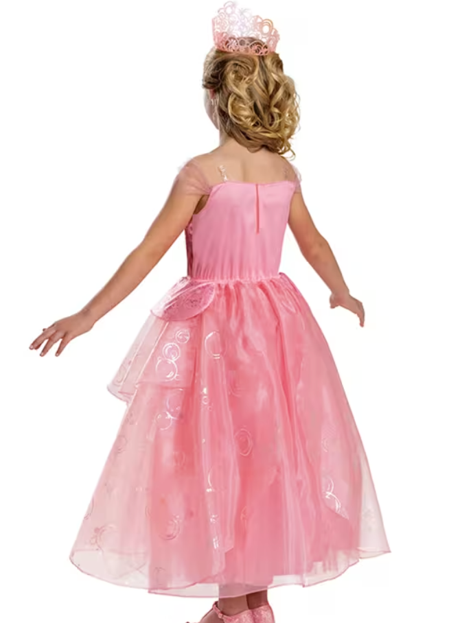 Deluxe Wicked™ Glinda the Good Witch Pink Dress Costume
