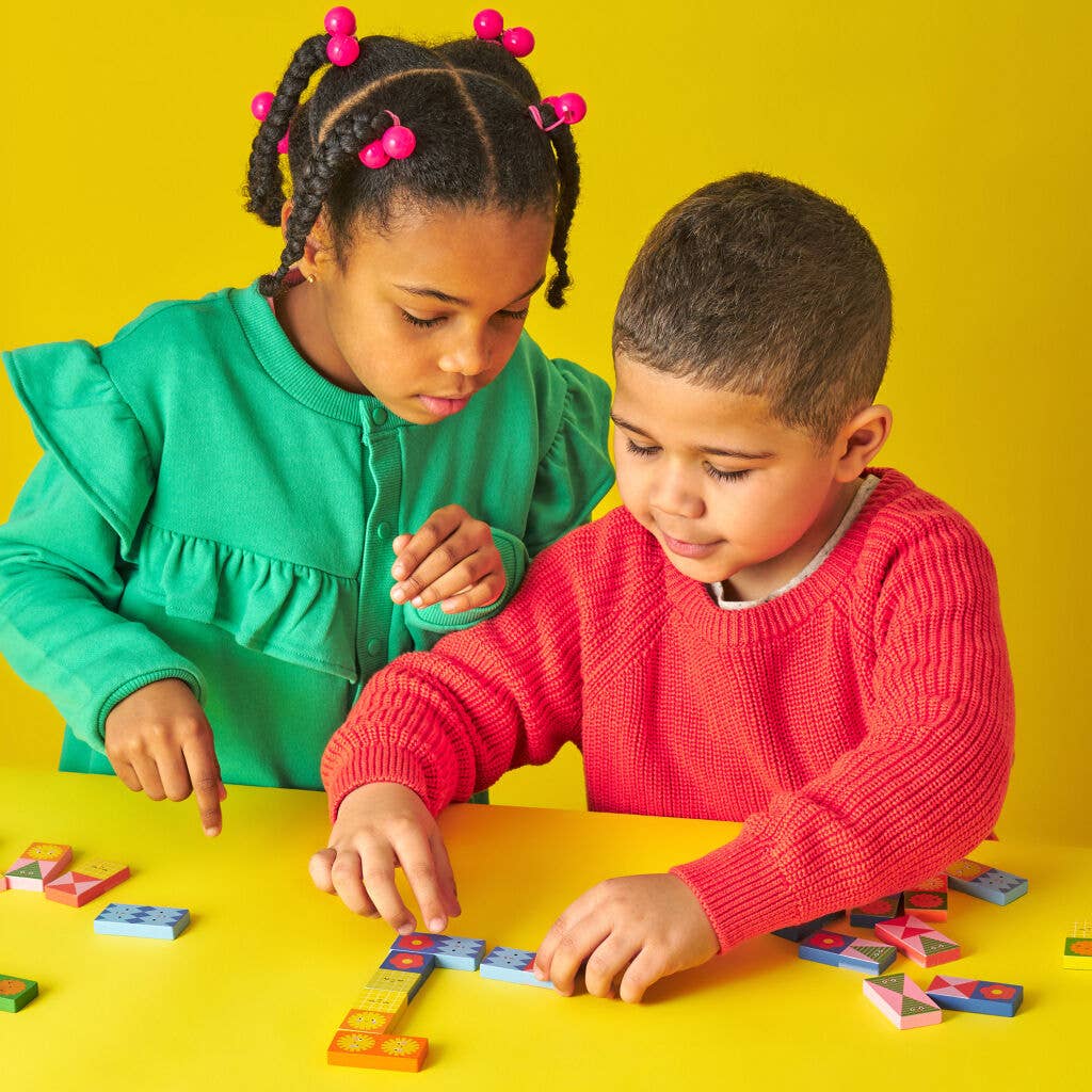 KIDOKI Topple Twist Wood Dominoes
