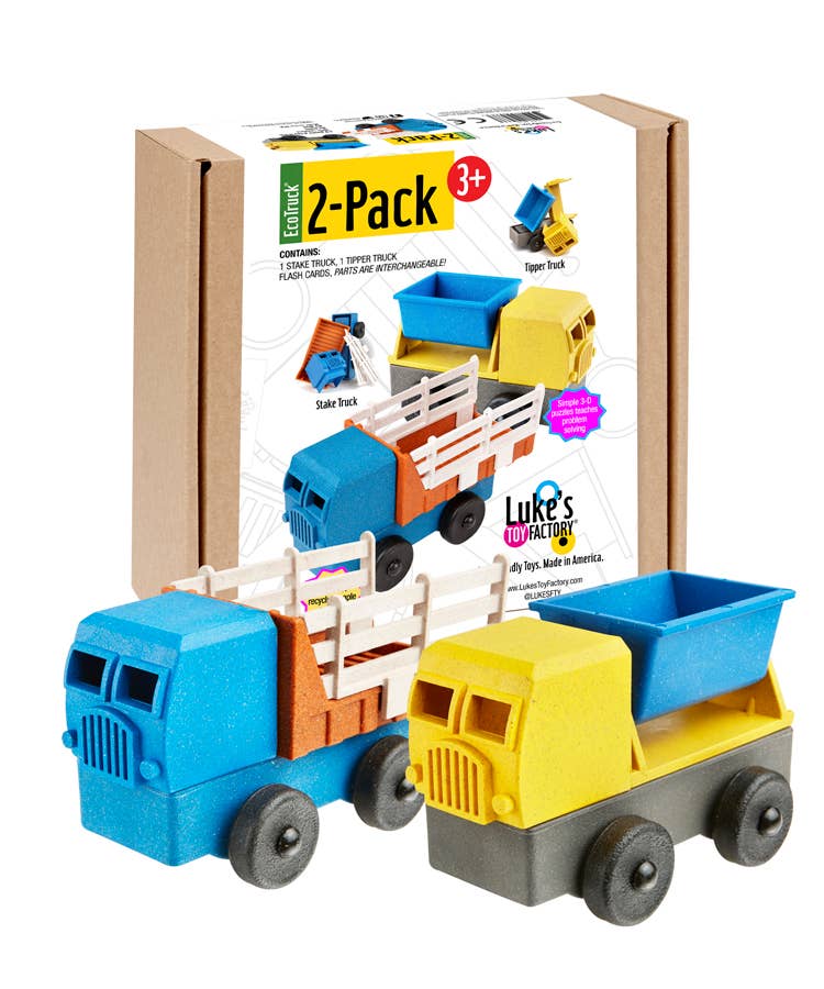 ECO TRUCK - Tipper and Stake Truck (2 Pack)