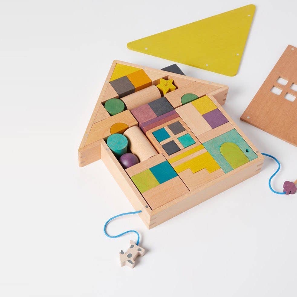 KIKO + GG* Tsumiki Building House-Shaped Block Set