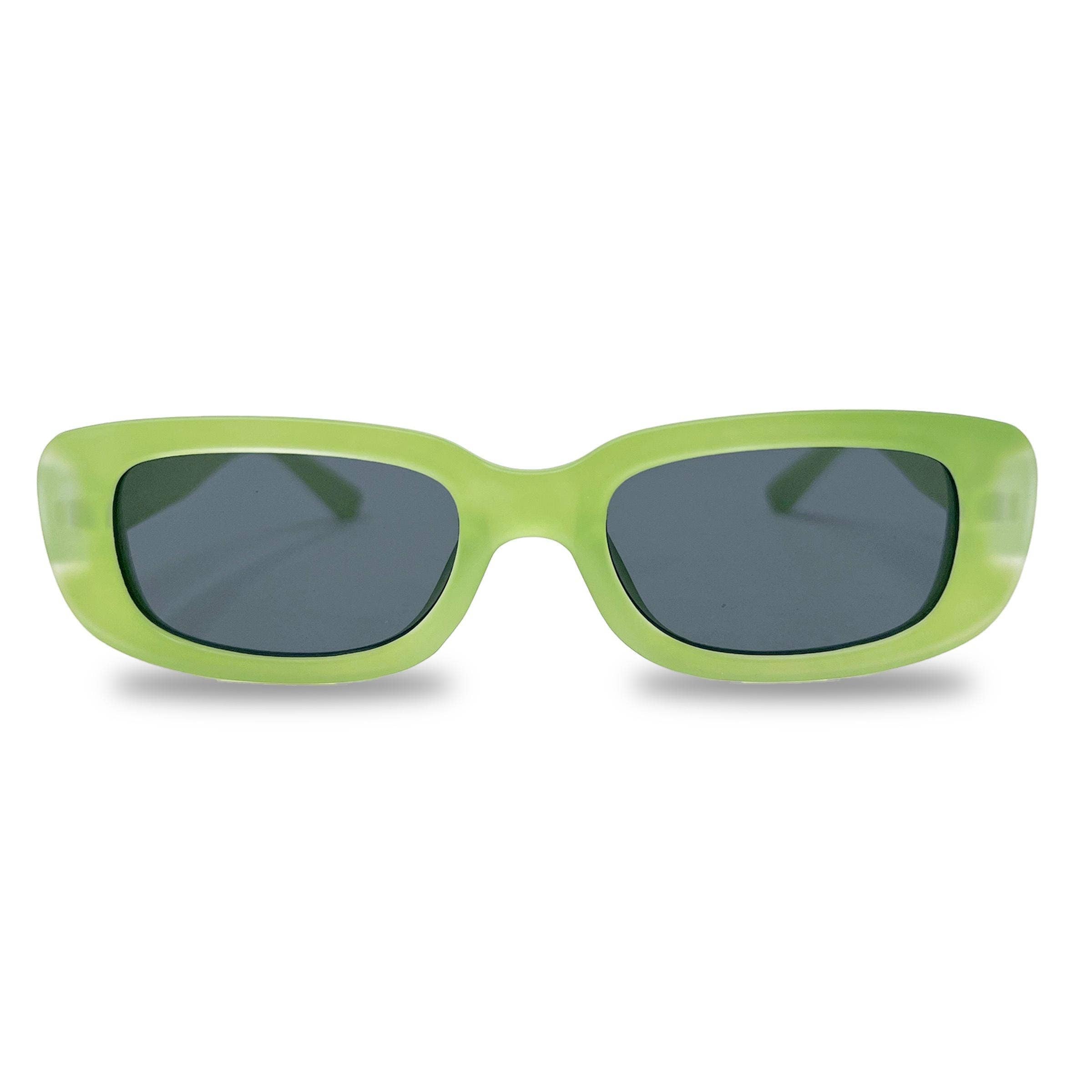 Green - Square Frame Sunglasses