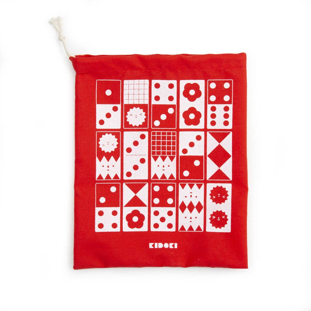 KIDOKI Topple Twist Wood Dominoes