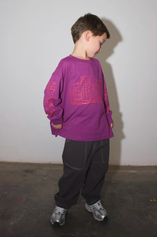 MILK TEETH City Longsleeve - Magenta