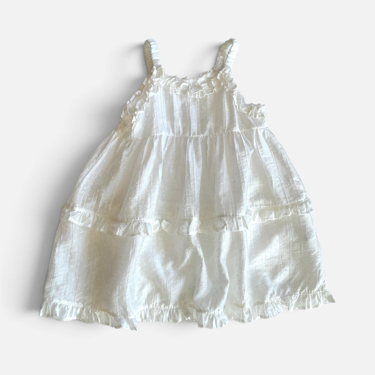 DIGREEN Flower Ruffle Overdress