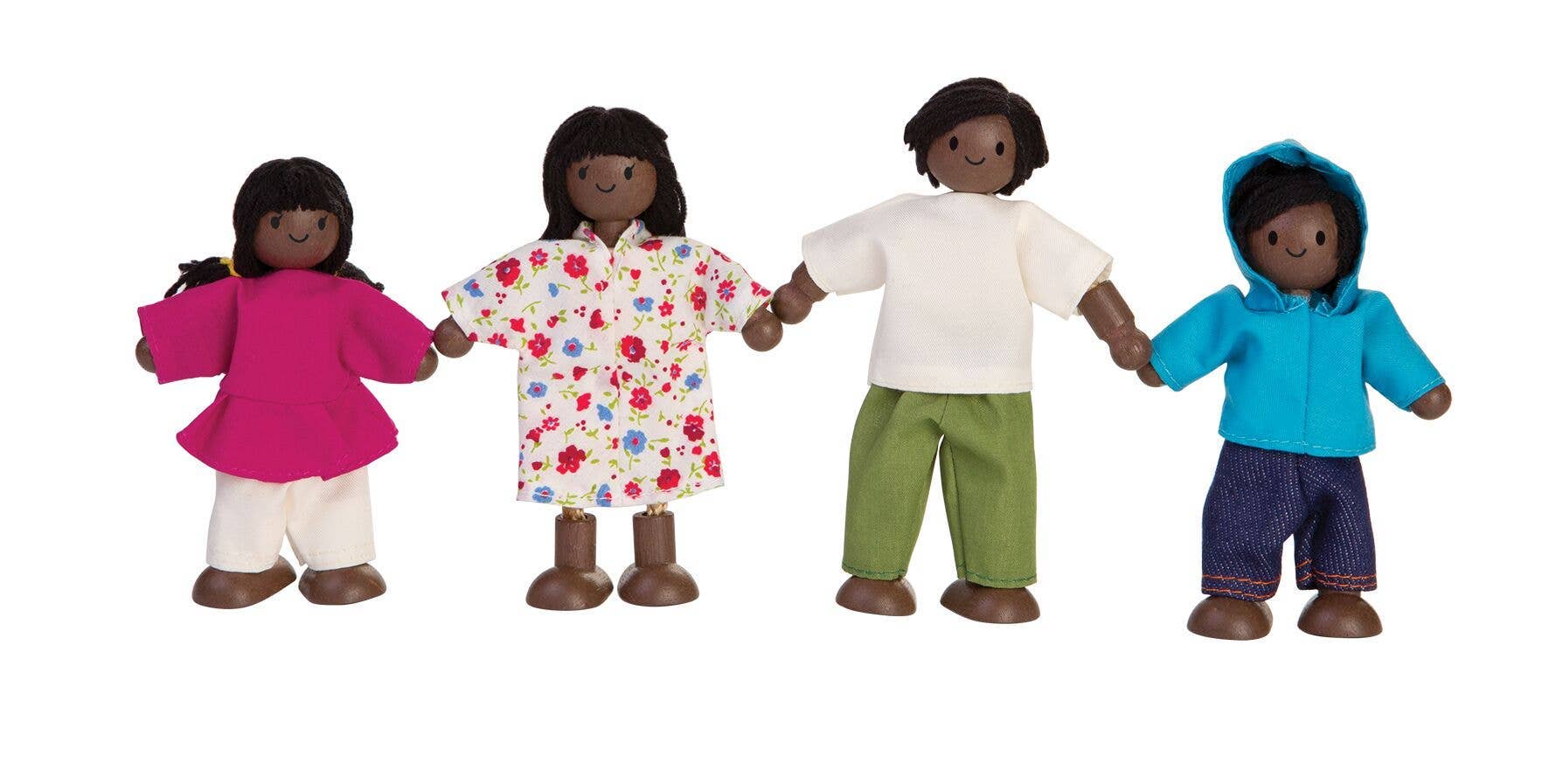 PLAN TOYS - Wooden Doll Family - 7416
