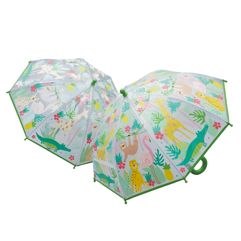 FLOSS & ROCK Jungle Color Changing Umbrella